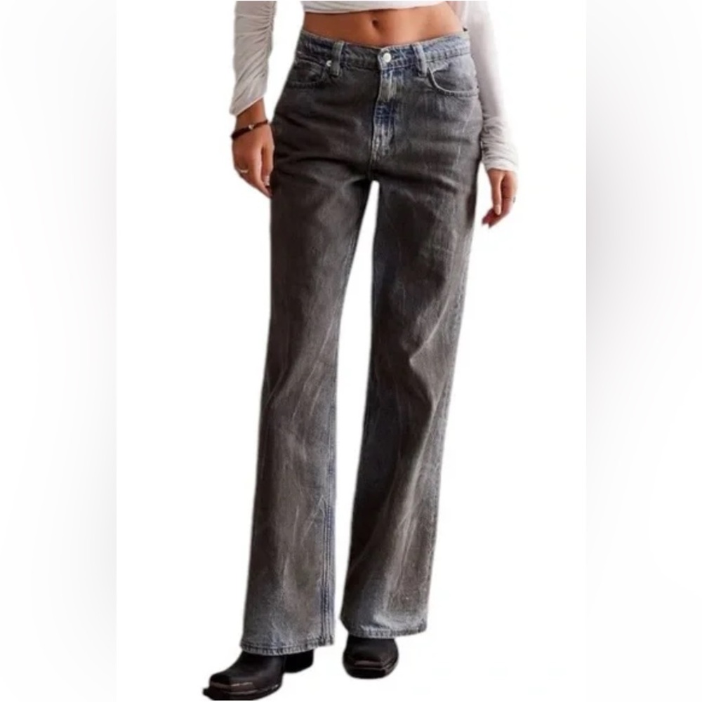 We The Free Tinsley Baggy High-Rise Straight Leg Jeans | Size 32S NWOT RT $98